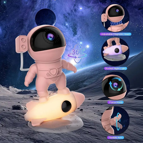 13-in-1 Galaxy Projector Lamp – Smart RGB Starry Sky Light with Timer, Aurora Ceiling Projection, Portable Night Light for Bedroom & Game Room